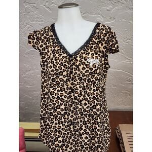 Medium, Pro Owned "Pussywhipped" Cat Lover Branded GEORGE Sleepwear Top